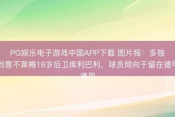 PG娱乐电子游戏中国APP下载 图片报：多独到意不莱梅18岁后卫库利巴利，球员倾向于留在德甲