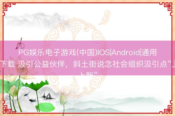 PG娱乐电子游戏(中国)IOS|Android|通用APP下载 汲引公益伙伴，斜土街说念社会组织汲引点“上新”