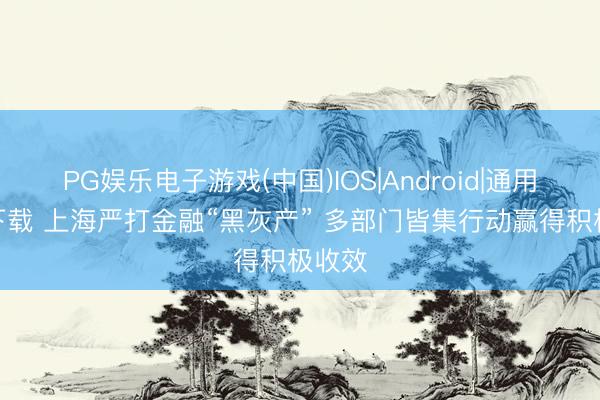 PG娱乐电子游戏(中国)IOS|Android|通用APP下载 上海严打金融“黑灰产” 多部门皆集行动赢得积极收效