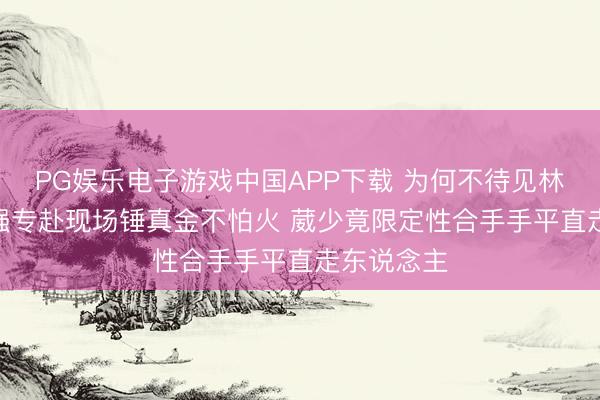PG娱乐电子游戏中国APP下载 为何不待见林葳? 郭士强专赴现场锤真金不怕火 葳少竟限定性合手手平直走东说念主