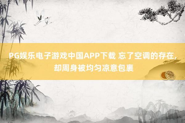 PG娱乐电子游戏中国APP下载 忘了空调的存在, 却周身被均匀凉意包裹